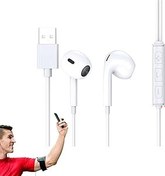 Resim Rolempon USB Kulaklık - Pc için Stereo Kulak İçi Kulaklık - 11mm Ses Çıkışlı Bilgisayar Cihazları için Stereo Kulak İçi Kablolu Bas Kulaklıklar 