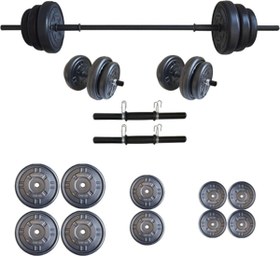 Resim Moccastyle Moccadiamond 55 Kg Halter Seti Dambıl Seti 55 Kg Ağırlık Ve Vücut Geliştirme(50 Kg Plaka Ağırlığı) 