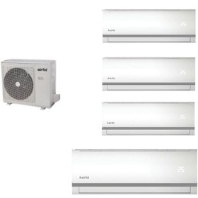 Resim Airfel 3+1 İnverter 9+12+24 42000 Btu\u002Fh A+++ Enerji Sınıfı R32 İnverter Multi Split Duvar Tipi Klima 