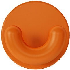 Resim Smilee Turuncu Ahşap Çocuk Odası Askılık 15 x 9 cm 