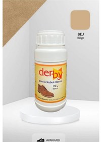 Resim Derby Bej Süet & Nubuk Deri Boyası 250 Ml / Süet Nubuk Ayakkabı Boyası 