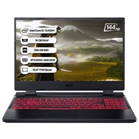 Resim Nitro 5 NH.QFJEY.00A-16 Intel Core i5 12450H 15.6" 16GB 256GB SSD RTX3050-4GB FreeDOS Gaming Laptop 