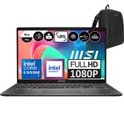 Resim Msı Modern 15 Intel Core I7 1355U 8gb 2tb SSD Intel® Iris® Xᵉ Grafik Windows 11 Pro 15.6\ IPS Fhd Taşınabilir Bilgisayar F13MG098XTRP04+ Zetta Çanta 