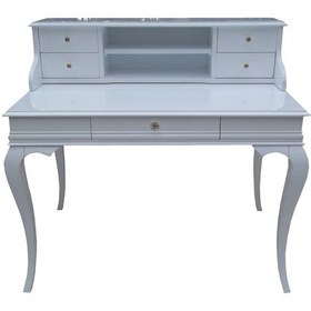 Resim Evimeaksesuar Lükens Ayaklı Çalışma Masası Ahşap El Işçiliği 