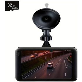 Resim Sunshine011 1080p Hd Tek Lensli Araç Kamerası 32gb Kart Döngüsel Kayıt Gece Görüşü 