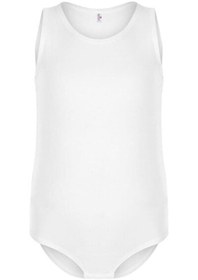 Resim Berrak Kız Geniş Askılı Çıtçıtlı Body 2538 - Beyaz / 9-10 y 