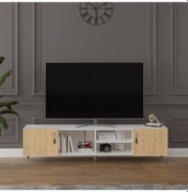 Resim Tv Ünitesi Beyaz & Safir Meşe Asra Trend T-10 