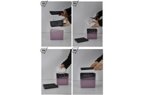 Resim Saban 1 Kg - Mor Kare Aparat, Lavanta - Nem Alıcı Aparat + Tablet - Rutubet Giderici 