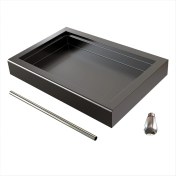 Resim Gabrielv Gaggia Classic Pro Geleneksel Espresso Kahve Makinesi Parçaları Için Düşük Profilli Ince Damlama Tepsisi, Takılı Nozul (Yurt Dışından) 