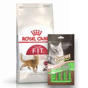 Resim Royal Canin Regular Fit Yetişkin Kedi Maması 2 Kg + Crocus Cream Ödül 4x15 Gr 