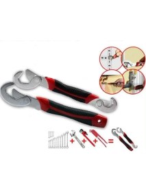 Resim abnturk 2'li Set Her Vidaya Uyumlu Akıllı Anahtar Takımı 9-32 mm Arası Tüm Vidalara Çok Amaçlı Boru Anahtarı 