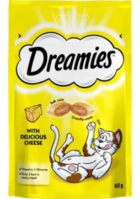 Resim Dreamies Peynirli Kedi Ödül Bisküvisi 4 x 60 G 