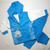 Resim Mavi Bebek Pijama Takımı 