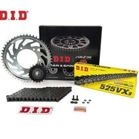 Resim Zincir Dişli Seti Honda Xlv Varadero Abs 1000 Cc 1999-2011 / Honda / Xlv Varadero Abs / 1000cc / Zincir: Dıd-525vx3 Çelik -112 / Ön-arka Dişli: Jt 16t-47t / 2004-2005-2006-2007-2008-2009-2010-2011 1.Resim 