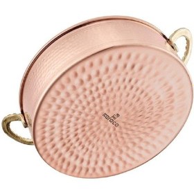 Resim Karaca Alacahöyük Bakır Pilav Tencere 18 Cm 