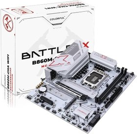 Resim Colorful Battle-AX B860M-GHA WiFi V20 DDR5 7600MHz mATX Gaming Anakart 