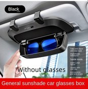 Resim Araba Gözlük Kılıfı, Güneşlik, Çok Fonksiyonlu Araba Güneş Gözlüğü Tutucu, Arabada Black 