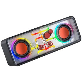 Resim Zore Recci RSK-W38 Space Station Serisi RGB Led Işıklı Bluetooth Hoparlör FM Radio Özellikli 