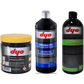 Resim Dyo Kalın Pasta 1 lt + Hare Giderici 1 lt + Cila 1 lt Set 