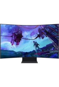 Resim Samsung Odyssey Ark LS55CG97WNUXUF 55 Inç UHD 165Hz 1ms Pivot Asansör Multi View HDR10+ 1000R Kavisli Kokpit Quantum Mini LED Smart Gaming Hub Monitör 