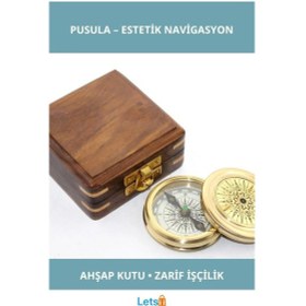 Resim Ahşap Kutulu Nostaljik Pusula Model 2 1 Adet 