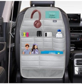 Resim Bod Ecolux Serisi Taytüyü Araba Oto Koltuk Arkası Eşya Düzenleyici Araç İçi Organizer Gri 