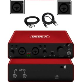 Resim SDT Group GLX-800RD Üst Segment USB Stüdyo Ses Kartı 2 Giriş 2 Çıkış 24BIT/192KHZ 