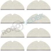 Resim Roborock Q8 Max, Q8 Max Plus 8 Adet Mop Fiber Paspas 