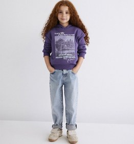 Resim Mavi - Mor Sweatshirt 7s10054-88135 Mor 