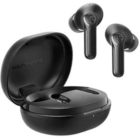 Resim Mu Art Ahşap Soundpeats Life 12Mm Dinamik Sürücülü 5.2 Tws Kulak İçi Siyah Bluetooth Kulaklık 