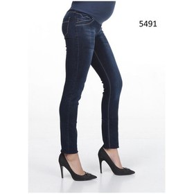 Resim Busa Hamile Kot Pantolon Skinny Mavi-mavi 