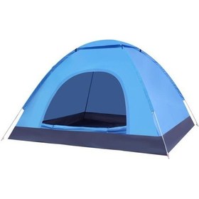 Resim Lyon Tam Otomatik Hızlı Kamp Çadırı Dış Mekan Ürünleri Mavi Mavi 