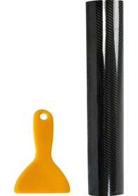 Resim Pazly 5d Parlak Karbon Fiber Kendinden Yapışkanlı Vinil Film, 150x20cm 2 Adet 