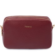 Resim Bordo Deri Kadın El Çantası - S25Y1BC80356-M71 