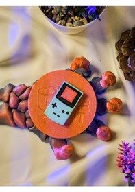 Resim Anahtarlık Nfc Özellikli Kişiselleştirilebilir Mavi Retro Atari 