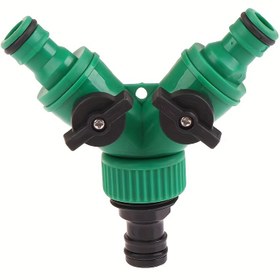Resim 1 adet Hızlı Bağlantı Y Valfi Hortum Bağlantısı ile Anahtar - Dayanıklı Plastik, Verimli Su Akışı için Üç Yollu Tee Bağlantısı, Bahçe Sulama ve Dış Mekan Kullanımı için İdeal, Bahçe Sulama Aksesuarı | Y Valfi Hortum Bağlantısı | Dayanıklı Plastik, Bahçe Hortum Bağlantıları 