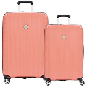 Resim Pierre Cardin 04PC6500 Büyük Boy ve Orta Boy Mercan 2'li Valiz Seti 