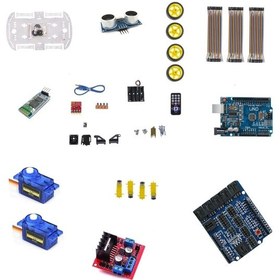 Resim Emes Robotik 4wd Arduino Araba Kiti Pan Tiltli Bluetooth Robot Ar 
