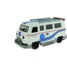 Resim Oyuncak Minibüs Işıklı Sesli Duman Çıkaran Sürtmeli Minibüs Beyaz Beyaz 