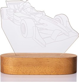 Resim STOREMAX Formula 1 Yarış Arabası Tasarımlı Üç Boyutlu Led Lamba Usb Bağlantılı Sarı Işık 1169806 