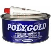 Resim ShopZum Polygold Galvaniz Polyester Extra Soft Çelik Kaporta Macunu 500 Gr 