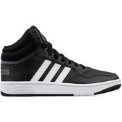 Resim Adidas Hoops Mid Sneaker 3.0 K Çocuk Günlük Ayakkabı Siyah GW0402 Siyah 