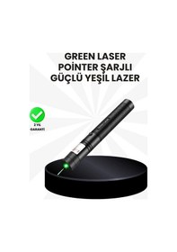 Resim Yüksek Güçlü Yeşil Lazer Pointer 5000mw Şarjlı Çok Renkli 