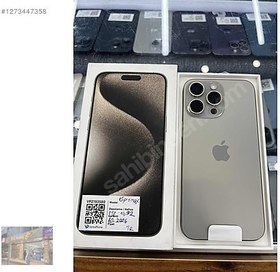 Resim Apple iPhone 15 Pro Max İkinci El TR | 1 TB | Natürel Titanyum 