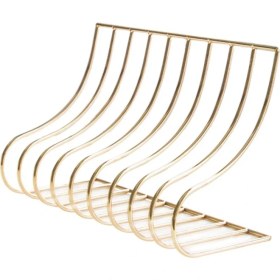 Resim Sanlindou 10 Izgara Dosya Depolama Raf Kitap Standı Bookend Ferforje Organizatör Ofis Ev (Yurt Dışından) 