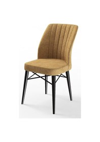 Resim Canisa Concept Flex Serisi, Cappucino Sandalye, Siyah Gürgen Ayaklı 6 Adet Sandalye Cappuccino 