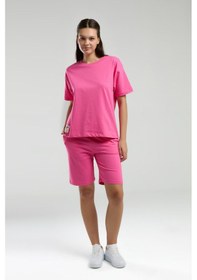 Resim Rolypoly Kadın Pembe Şort Takım Pembe 