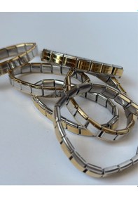 Resim Silver Frame İtalyan Bileklik Çok Renkli 