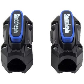 Resim Xuweiwei Kh-blue Universal Motorcycle Fairing Koruma Motor Kapagi 2 Parca 20 24 26mm Tup Cerceve 