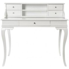 Resim Beyaz Lükens Çalışma Masası Beyaz 